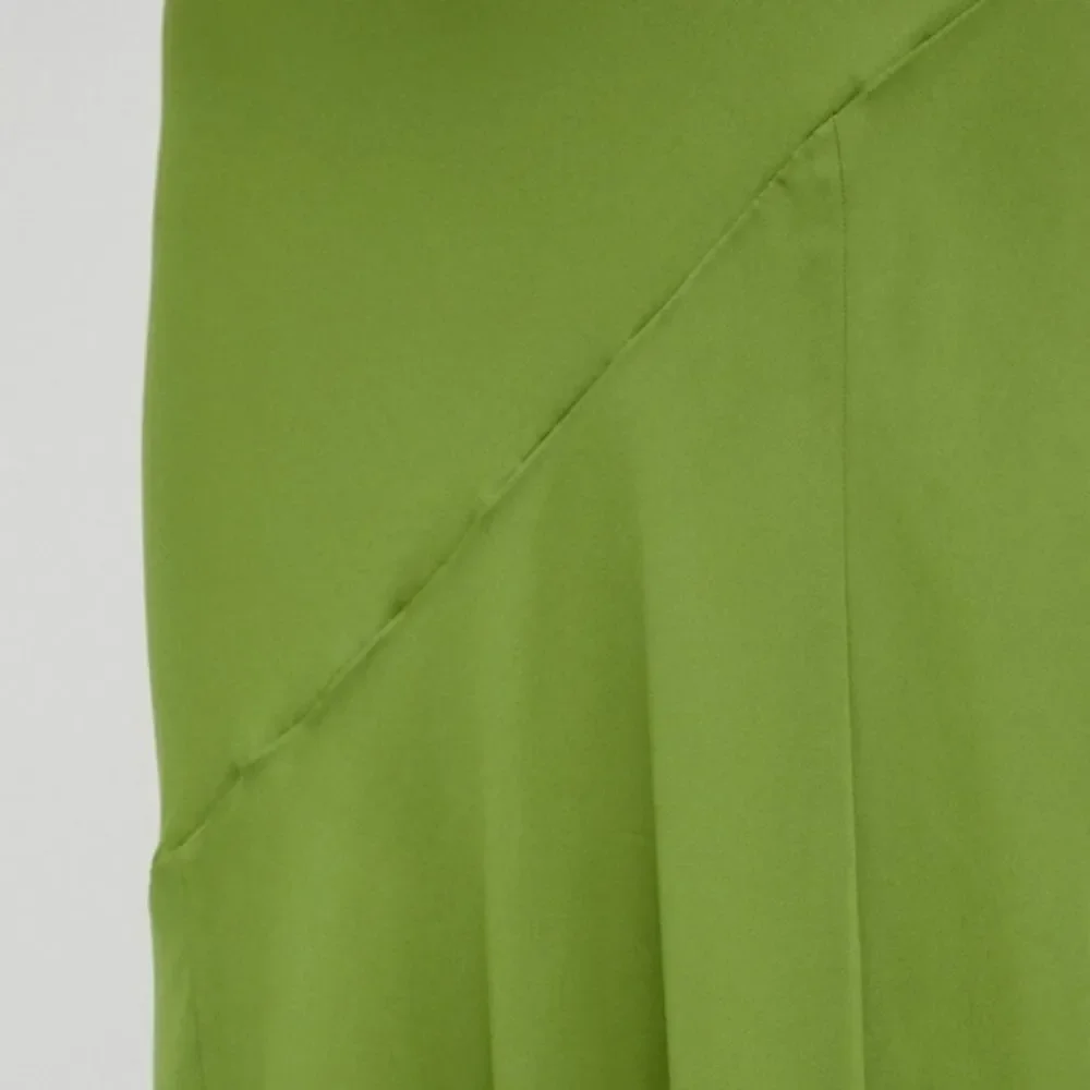 Abercrombie & Fitch Y2K Inspired Green Cowl Neck Slip Maxi Dress X-Small XS NWT